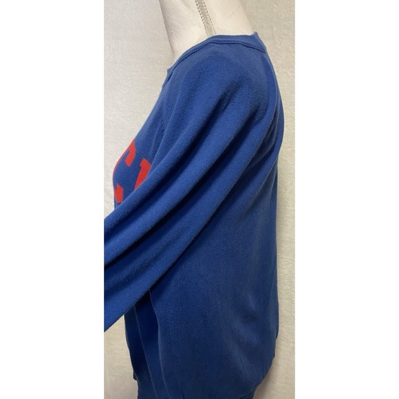 Gap Raglan Crew Neck Sweater Merci Graphic Women's Size Large - Picture 3 of 12